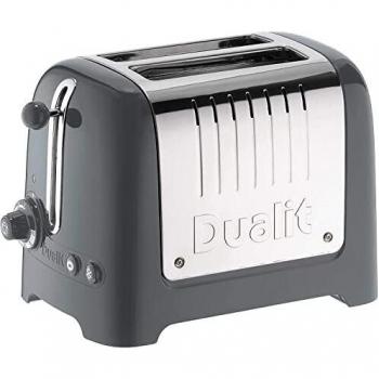 Tostadora Dualit Lite 2 ranuras 1200W negra con opción Bagel y descongelación
