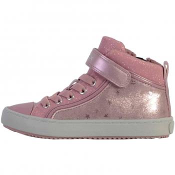 Geox Kalispera Junior Trainers - Pink/Red - Size UK 2.5 Infant/F Standard