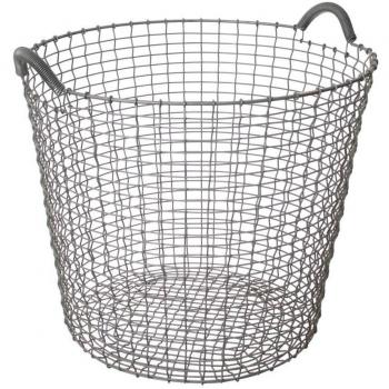 Korbo 65 clasica de alambre de cesta de mimbre de acero galvanizado con un diametro de 48 cm