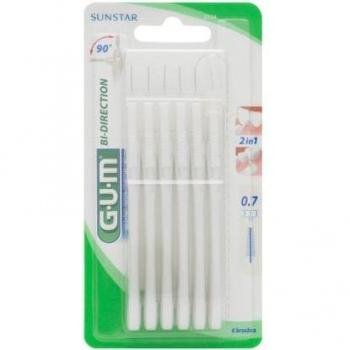 CEPILLO INTERDENTAL GUM 2114 PROXABRUSH BI-DIRECTION ULTRAMINI 6 UNIDADES