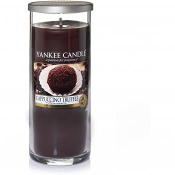Yankee Candle Decor Pilar Cappuccino Truffle large