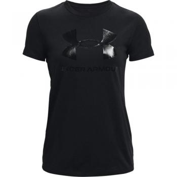Camiseta de Manga Corta Mujer Under Armour Sportstyle Negro