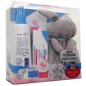 Baby Sebamed canastilla Dou Dou unisex, Regalo Peluche Dou Dou.