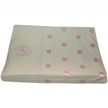 Colección Rosabel Damaris - Funda cambiador + colchoneta, color beige y rosa