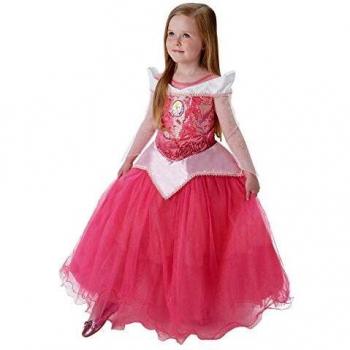 Princesas Disney - Disfraz de Bella Durmiente Premium para niña, infantil 7-8 años