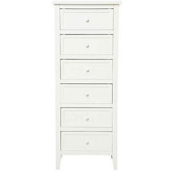 Chifonier Atmosphera Blanco Fabricado en Pino/mdf E1 Color Blanco 45x30x113 'Charme'
