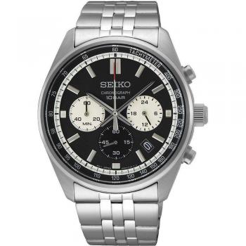 Seiko Sports Chronograph SSB429P1 Men's Silver Dress Watch