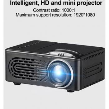 Mini Proyector LED RD 814 1080P HD 400 Lúmenes Multi-Interfaz USB AV TF Reproductor de Medios 320x240 Píxeles