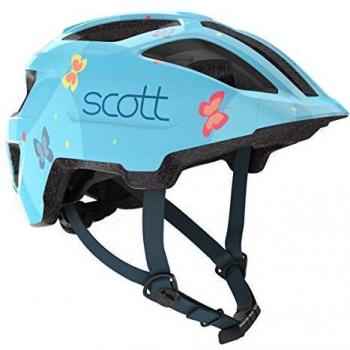 Scott Spunto - Casco Infantil de Ciclismo, Talla 46-52 cm Azul 2019