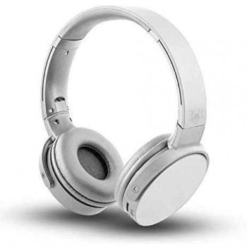 Shine 2 - Auriculares 4 en 1: inalámbricos, Lector de Tarjetas SD y Radio FM, Color Blanco
