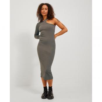 Jack & Jones - Vestido de punto largo asimétrico de mujer
