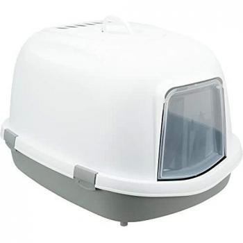 Arenero Cubierto Trixie Primo XXL Top para Gatos 56 x 47 x 71 cm Gris/Blanco