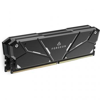 Memoria RAM Forgeon Cyclone PLUS DDR4 3200 MHz 16GB (2x8GB) CL16 Negra y Ventilador CPU Forgeon Windlord ARGB Blanco con Doble Disipador 2x140mm