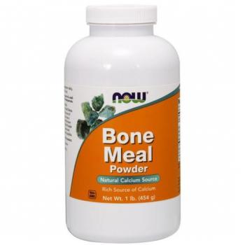 Now Foods Bone Meal Powder 454g - Nutrient-Rich Calcium Supplement
