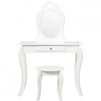 Kids' Princess Dressing Vanity Set - White