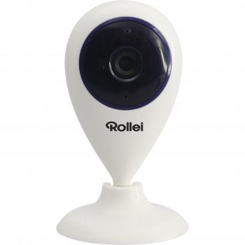 Rollei Security Cam Mini - Cámara de vigilancia 720p con Software de control para Smartphone, color blanco
