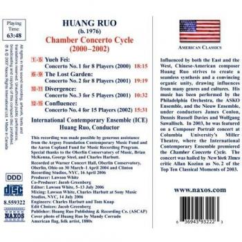 Chamber Concerto Cycle - Huang Ruo International Contemporary Ensemble