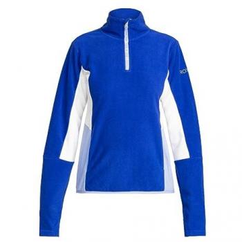 Roxy Forro Polar Técnico con Media Cremallera Sayna para Mujer - Color Azul - Talla XL