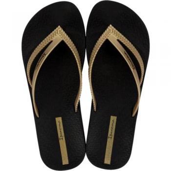 Ipanema - Chanclas de mujer Bossa Soft V Fem 82840 AQ444 Black/Gold
