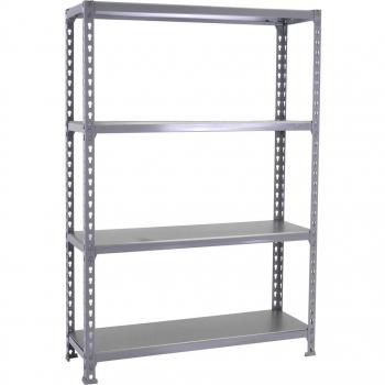 Estantería SIMONCLICK MEGAPLUS 4 Baldas 120x150x30 Gris - 8425437091568