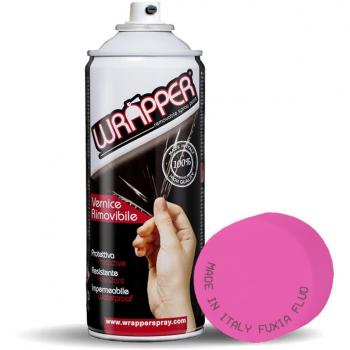 Espray Fucsia Fluorescente 400ml - Película Removible para Metales y Plásticos