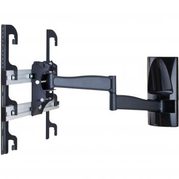 VCM WS 300-Soporte de Pared, Extensible, inclinable, girable, Color Negro, Acero