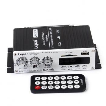ulable Audio Amp mando a distancia USB/Control Remoto FM coche amplificador de audio mini mp3 estéreo de alta fidelidad