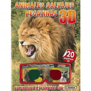 Animales salvajes pegatinas 3D