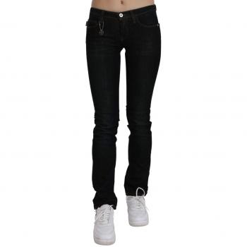 COSTUME NATIONAL C’N’C Black Mid Waist Skinny Denim Cotton Jeans - W24