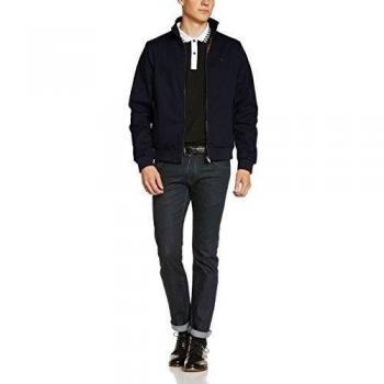 Merc of London Harrington Chaqueta, Azul
