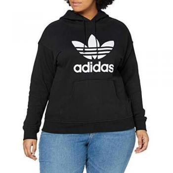 adidas Women's TRF Hoodie, Black/White, Size 40