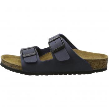 Sandalias Birkenstock Arizona Kids con correas ajustables, color azul marino, talla 30