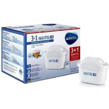 BRITA MAXTRA+ Filtro de Agua para Jarra, Pack 4 Unidades (3+1 Gratis)