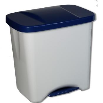Denox DEN110 Pedalbin Ecológico 50 litros, Azul, 475x360x480 mm, 50