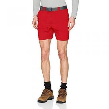 Columbia Silver Ridge II Short Pantalón Corto, Nailon, Hombre, Rojo