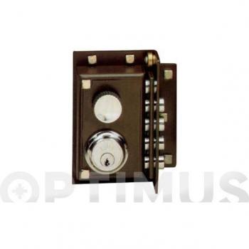 Cilindro Cplus con Alarma, Leva Larga 30-30 Niquel