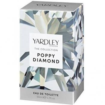 Yardley London Poppy Diamond EDT Perfume Fragrance for Her, Fruity, 50 ml