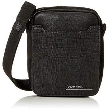 Calvin Klein - Sliver Mix Mini Reporter, Organizadores de bolsos Hombre, Negro