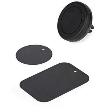 NEDIS Soporte de Coche para Smartphone Soporte de Coche para Smartphone | Universal | Tamaño de Pantalla mínima del teléfono: 4 | Tamaño máximo de Pantalla: 6.0 | Fijo Negro