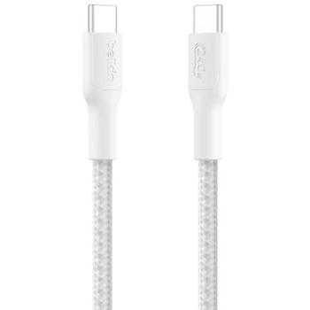 Cable USB-C a USB-C Belkin BoostCharge Pro 240W 2.0 trenzado PCR 1 metro blanco