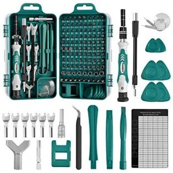 Kit Destornilladores Precisión 142 en 1 Juego Destornilladores - Destornilladores Pequeños Profesionales Sundpey Mini Puntas Atornillador con Eje Flexible para Reparación PC Móvil Cámara Tableta Gafas