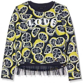 IKKS Junior Sweat 2 En 1 Allover Citron Sudadera, Azul