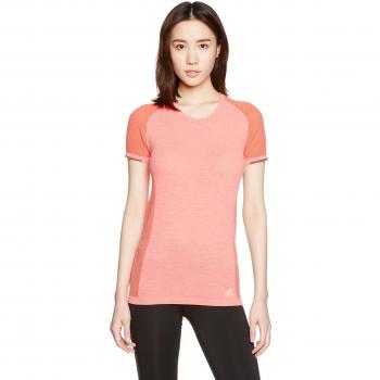 adidas Pknit Tee W Camiseta, Mujer, Naranja