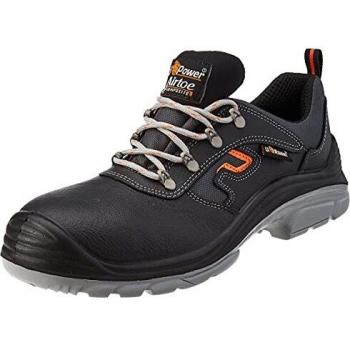 U-power - Zapato de seguridad S3 SRC EN20345 Talla 46 cuero negro / Cordura
