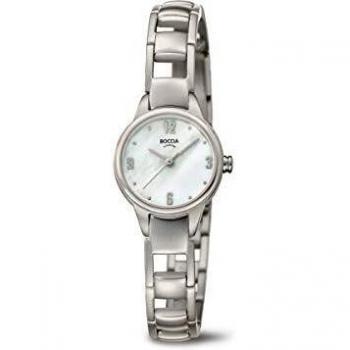 Reloj Boccia 3277-01 para Mujer de Titanio Plata 22mm 3ATM Analógico
