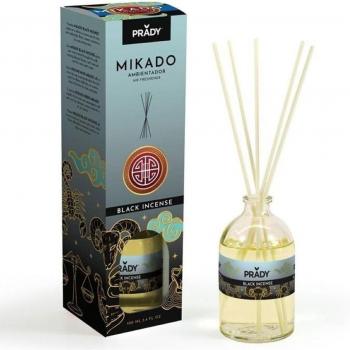 Ambientador Mikado Aromas Rústicos Prady - Frasco Cristal 100ml - Varitas Difusoras
