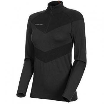 Mammut Vadret - Jersey para Mujer con Media Cremallera y Cremallera, Color Negro, Talla S