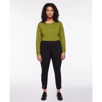 Pantalón pitillo de mujer skinny con aplicaciones laterales