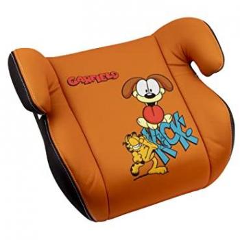 Alzador para Coche Garfield GAR103 Naranja, Grupo 3 Homologado ECE R44/04, adecuado para niños de 22-36Kg, ultra cómodo y seguro