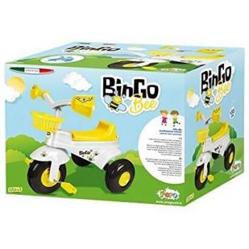 Triciclo Bingo Boy Amarillo Infantil con Faro y Diseño de Abeja